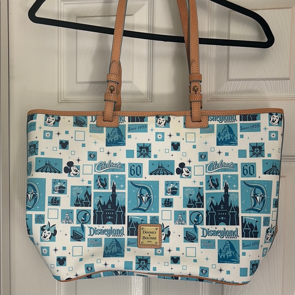 Dooney & Bourke Disneyland Blue and White Tote